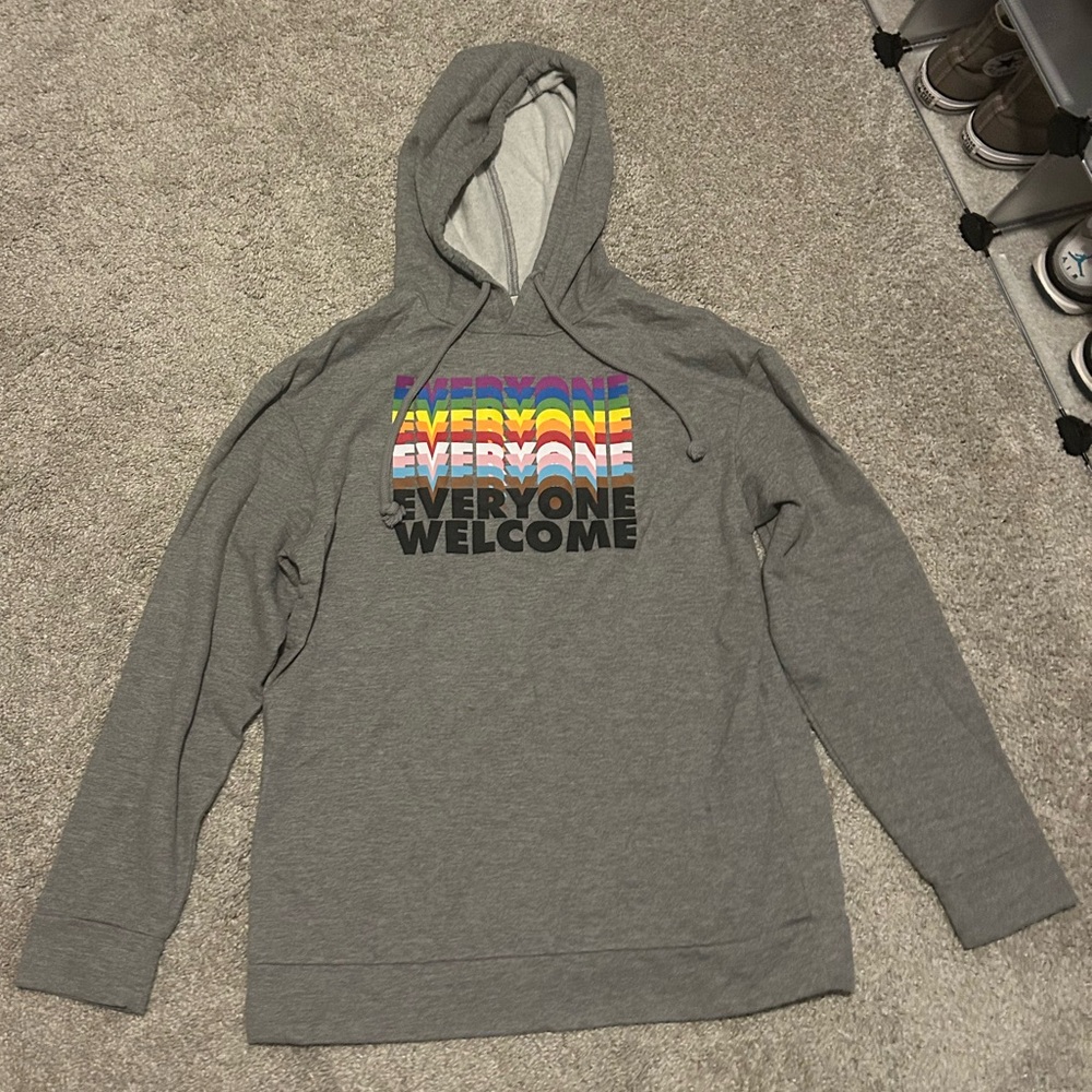 Pride everyone welcome Gray Hoodie